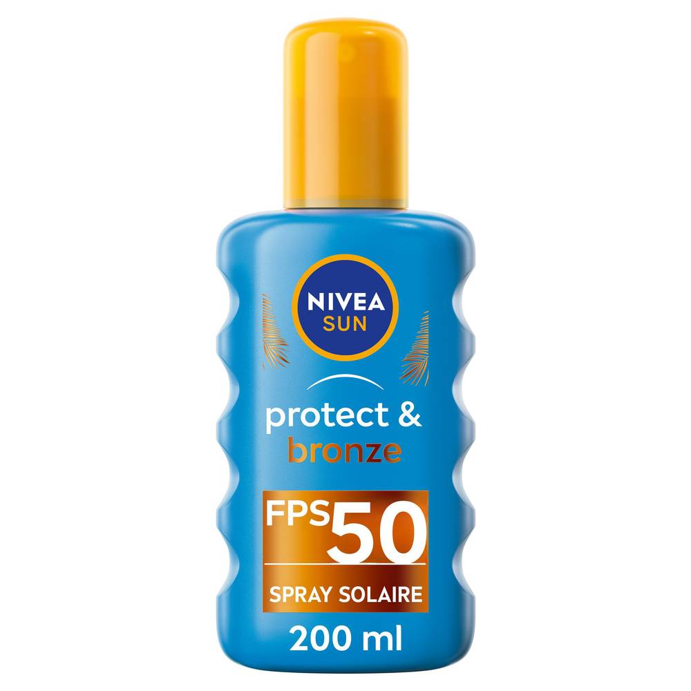 Nivea - Protection solaire spray fps 50 protect & bronze (200ml)