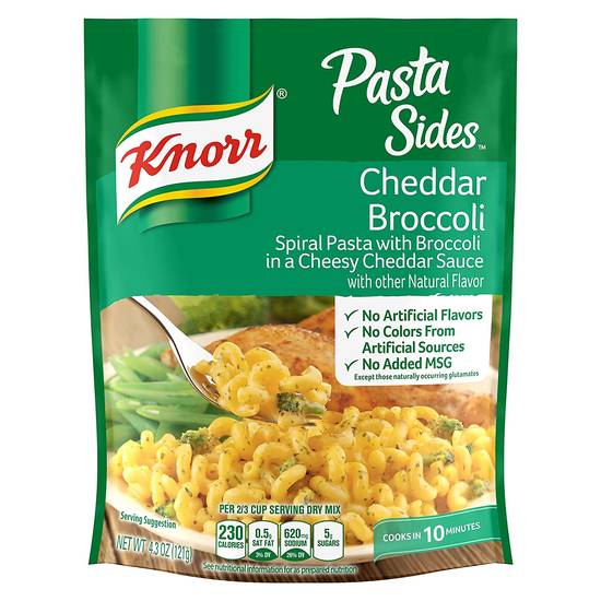 Knorr Pasta Sides Cheddar Broccoli Fusilli