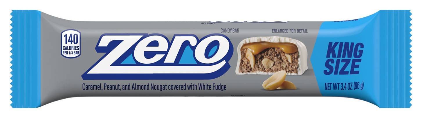 ZERO King Size Peanut & Almond Chocolate Fudge Candy Bar (3.4 oz)
