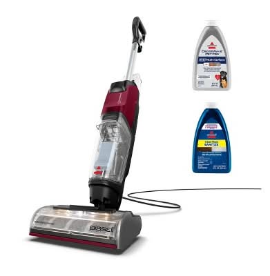 Bissell Crosswave Edgefind Pet Hair Pick-Up Floor Cleaner 4223, Red