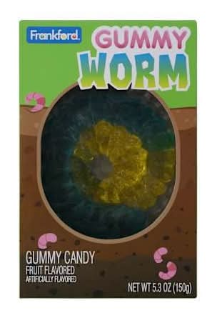 Gummy Worm Gummy Candy 5.3oz