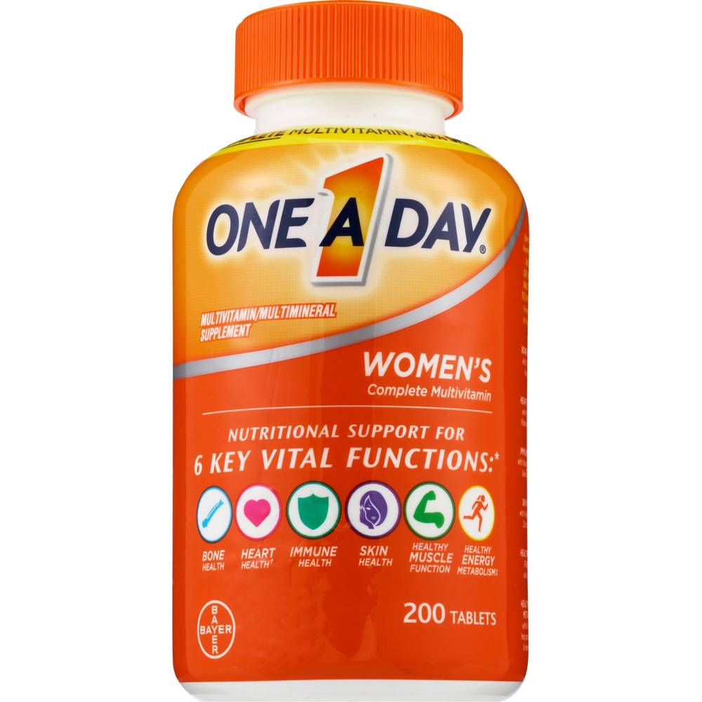 One A Day Women'S Multivitamin Tablets, 200 Ct