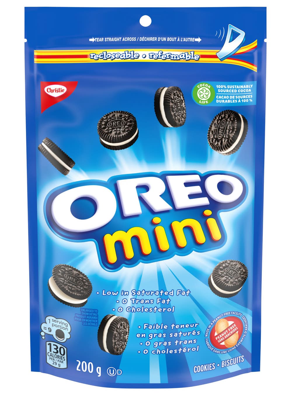 Oreo Mini Original Sandwich Cookies, Chocolate (200 g)