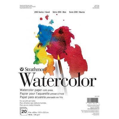 Strathmore Watercolor Paper Pad 20 Sheets