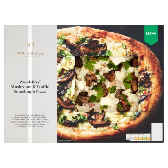 Waitrose & Partners No 1 Wood-Fired Mushroom & Truffle Sourdough Pizza