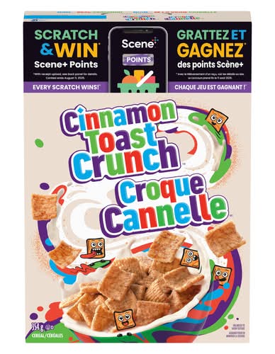 Cinnamon Toast Crunch Cereal Whole Grains Real Cinnamon 354 G