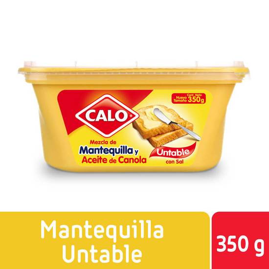 Calo mantequilla y aceite de canola untable (pote 350 g)