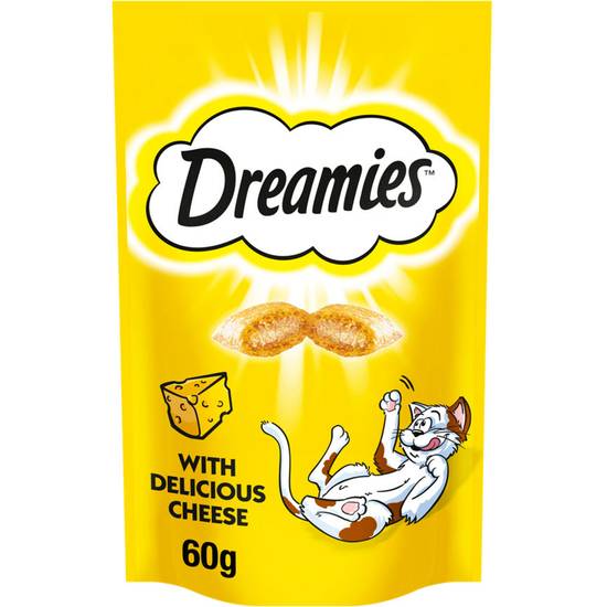 Dreamies Cat Treat Biscuits Adult & Kitten with Cheese 60g