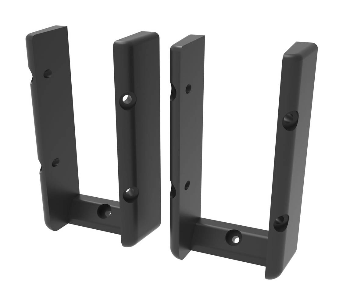 RELIABILT 2-in x 4-in Black Nylon Support bracket | 5993558