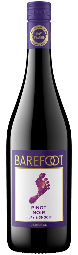 Barefoot Wine Pinot Noir Silky & Smooth Red Wine (750 ml)