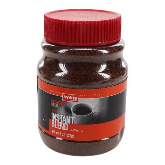 Weis Quality Instant Coffee Rich Breakfast Hour