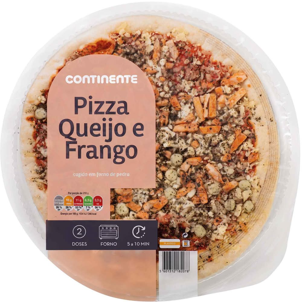 Pizza Fresca Queijo e Frango Continente (emb. 420 gr)