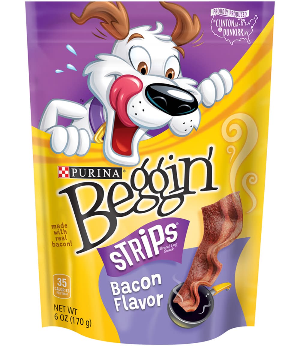 Purina Beggin Strips Bacon Treats For Dog 6 Oz 1 Pk