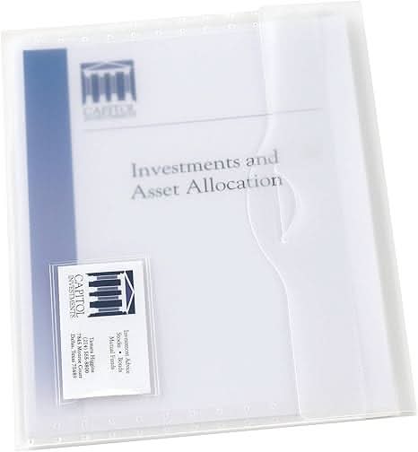 Document Wallet Translucent Clear