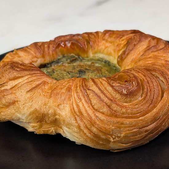 Spinach Pesto Danish