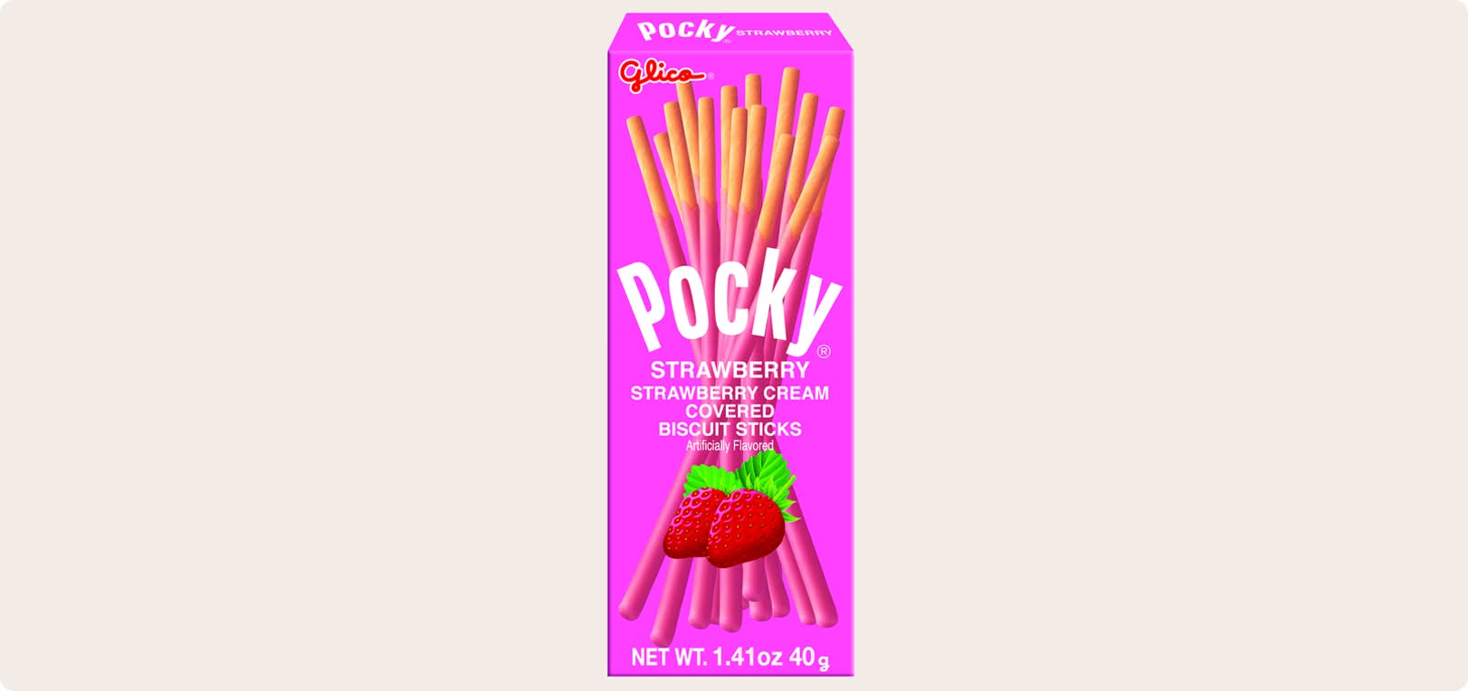 Pocky Strawberry Biscuit Sticks 1.41oz