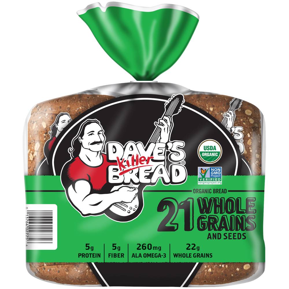 Dave's Killer Bread Organic 21 Whole Grain (27 oz, 2 ct)