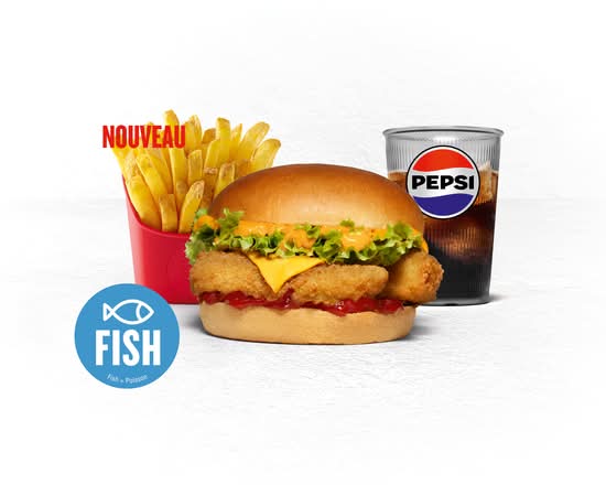 MENU CRISPY BURGER FISH