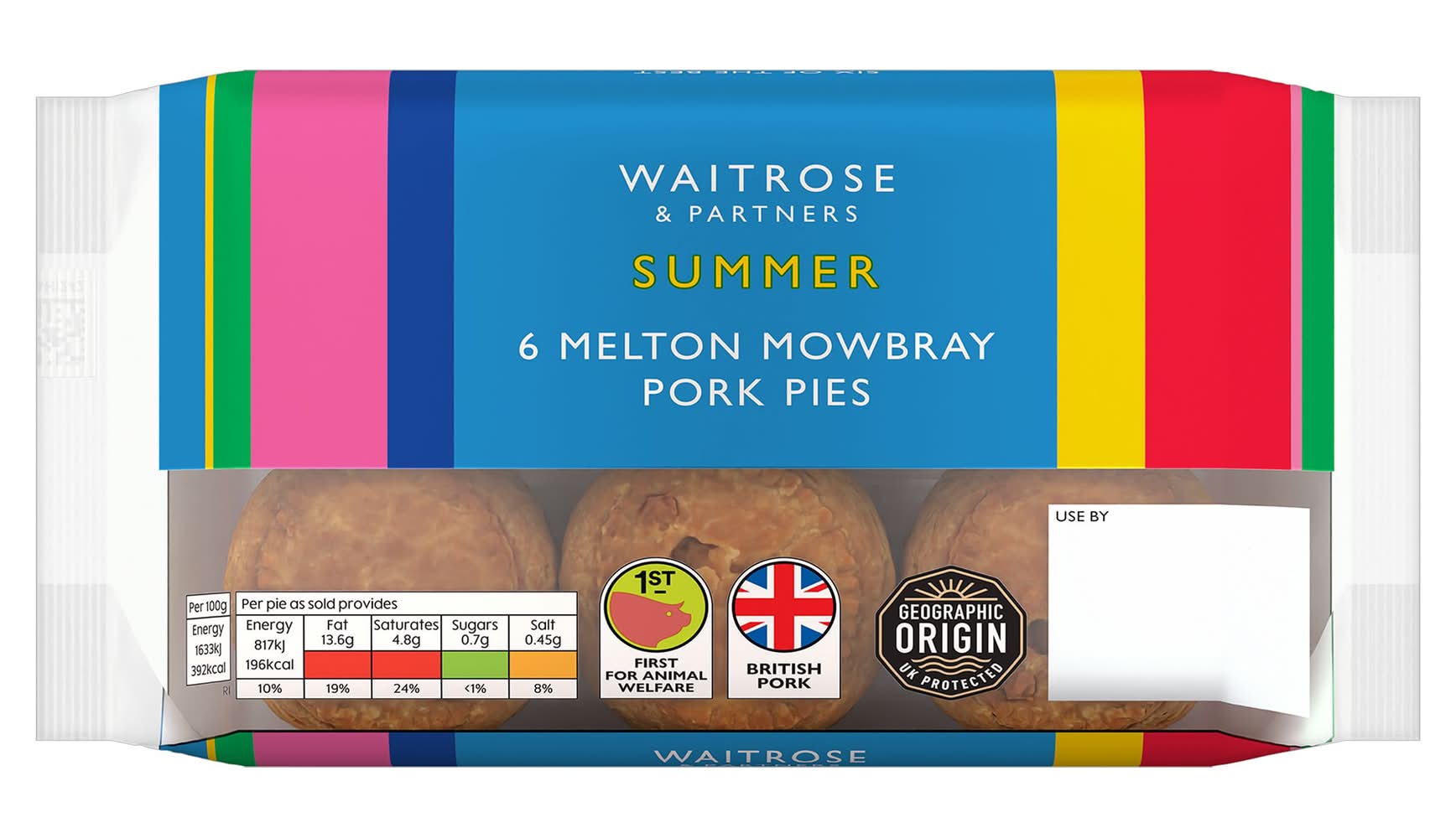 WR MELTON MOWBRAY PORK PIES 6s