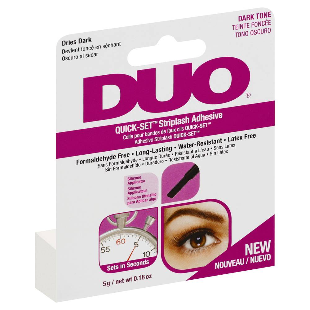 DUO Quick Set Dark Tone Striplash Adhesive (0.18 oz)