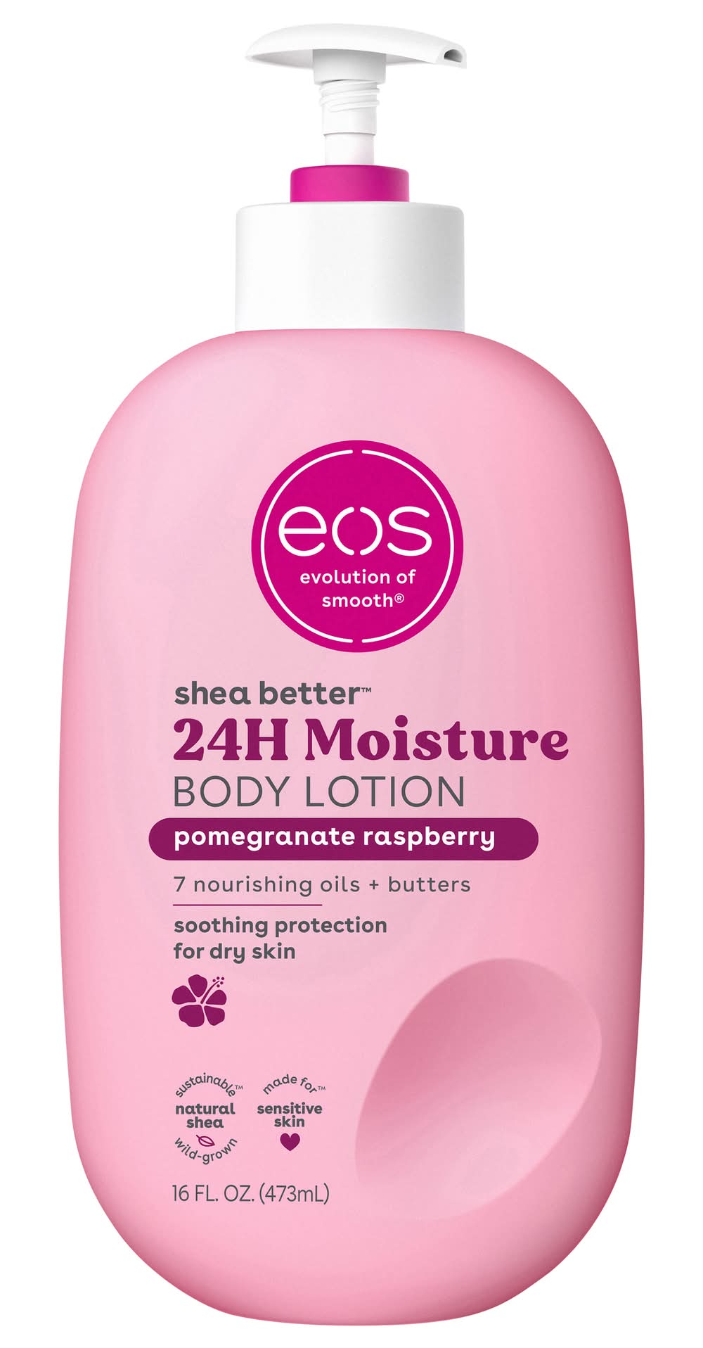 eos Shea Better Moisture Body Lotion, Pomegranate Raspberry (16 fl oz)