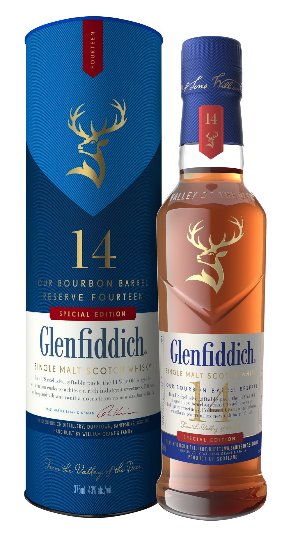 Glenfiddich Single Malt Scotch Whisky 14 Year Old (375 ml)