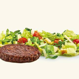 JB Caesar Salat und Beefless Patty
