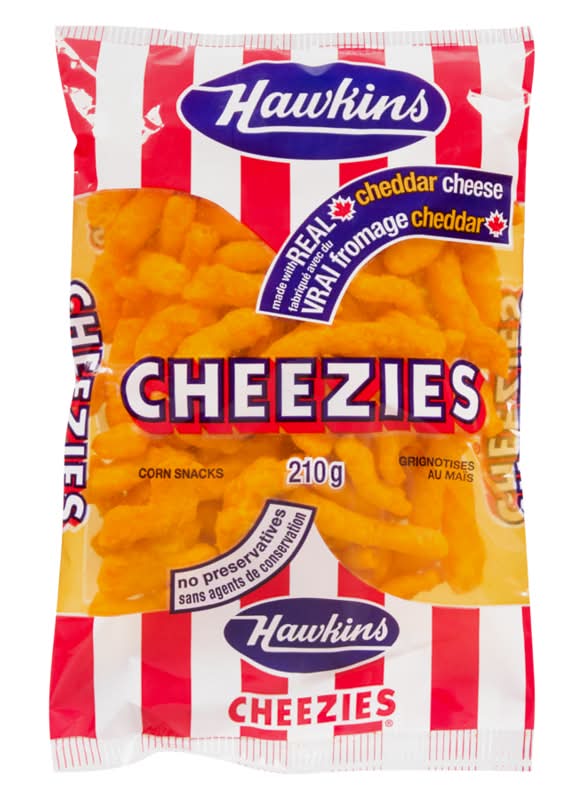 Hawkins Cheezies 210g
