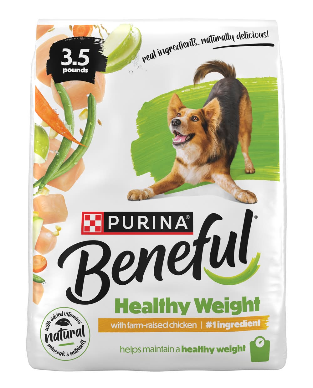 Purina Beneful Healthy Weight Dry Dog Food, With Farm-Raised Chicken, Adult (56 oz)