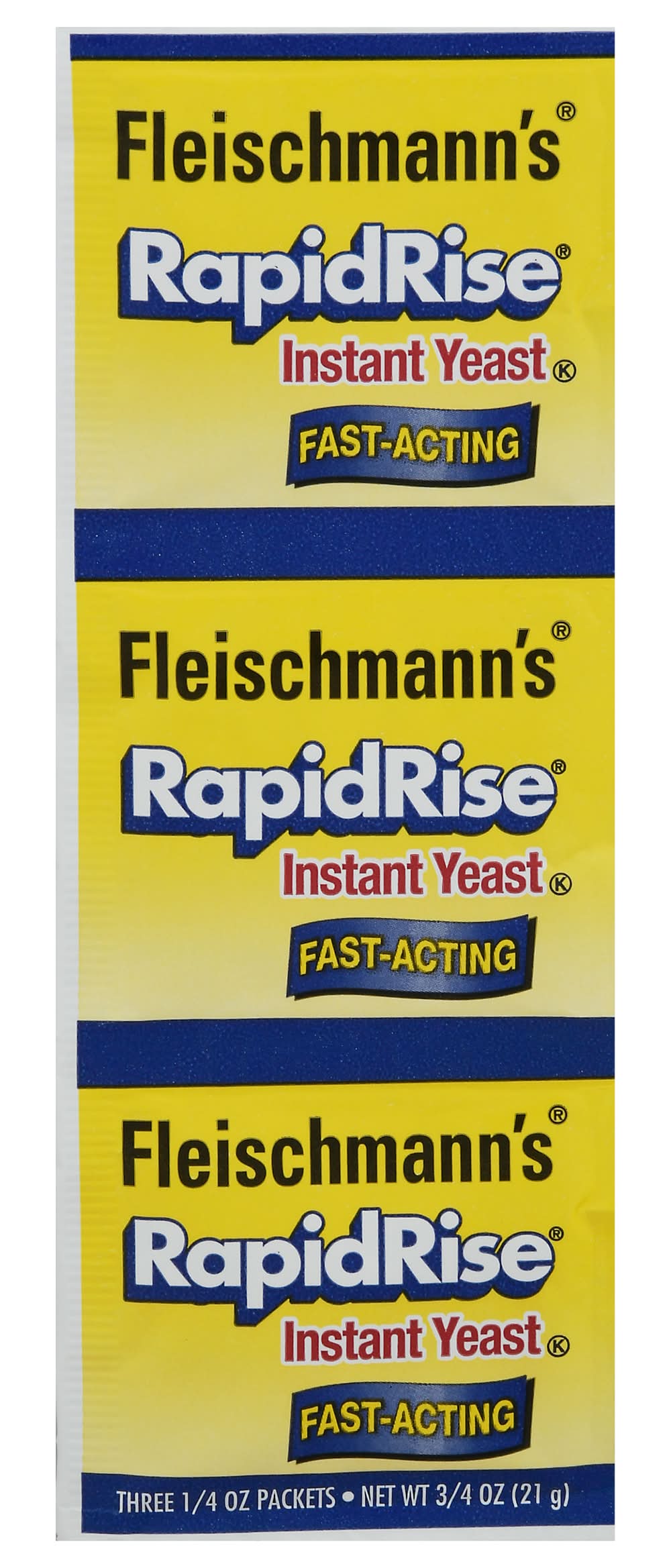 Fleischmann's Rapidrise Instant Yeast (0.25 oz, 3 ct)
