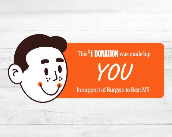 $1 MS Donation