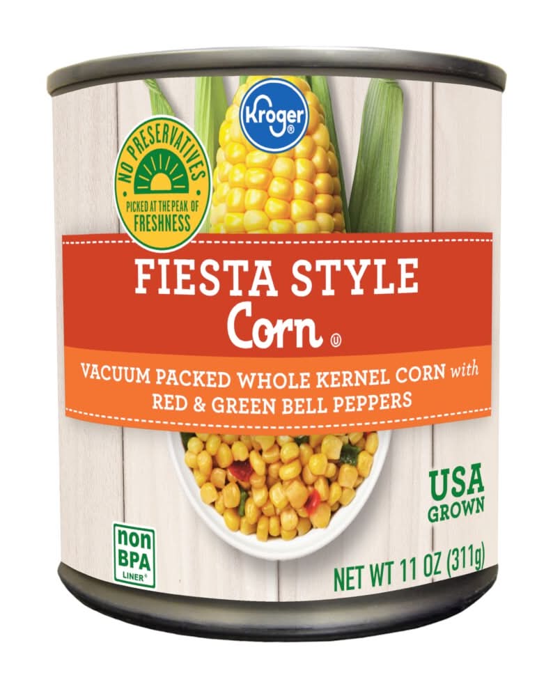 Kroger Fiesta Style Corn - 11oz can