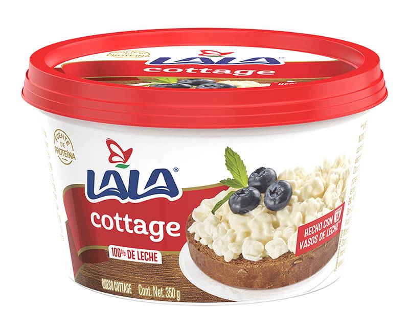 Lala · Queso cottage 100% de leche (350 g)