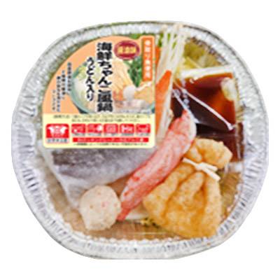 海鮮ちゃんこ風鍋（醤油味）うどん入　１パック