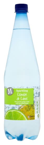 Morrisons Lemon & Lime, Sparkling Spring Water (1L)