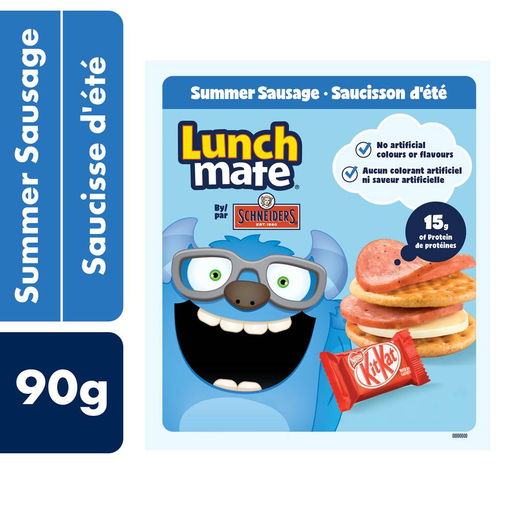 Schneiders Lunch Mate Summer Sausage Lunch Kit (90 g)