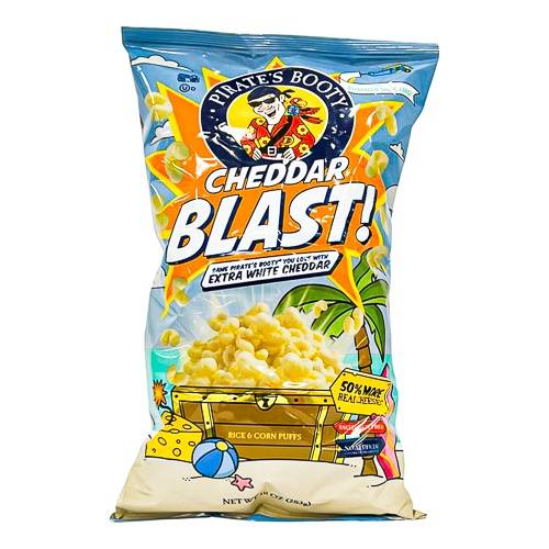 Pirate's Booty Cheddar Blast Rice & Corn Puffs