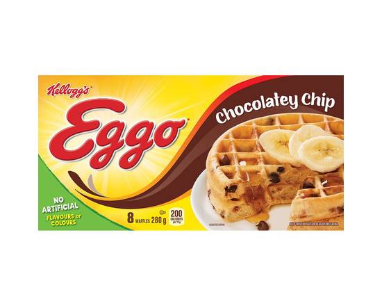 Eggo · Gaufres aux pépites de chocolat Eggo (280 g) - Chocolatey chip waffles (8 units)