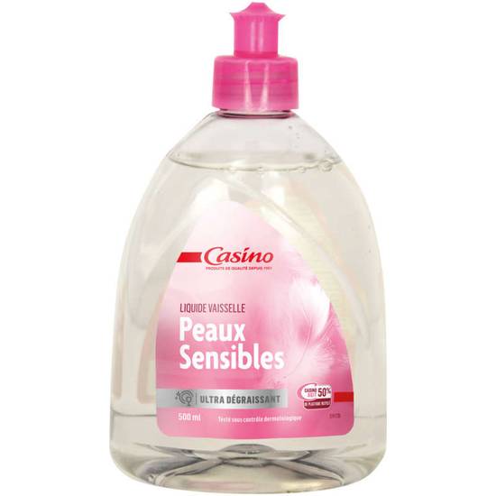 CASINO - Liquide vaisselle - Peaux sensibles - 500ml