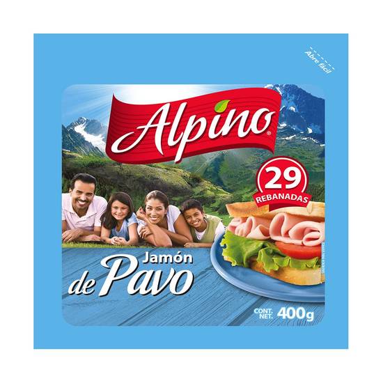 Alpino jamón de pavo (paquete 400 g)