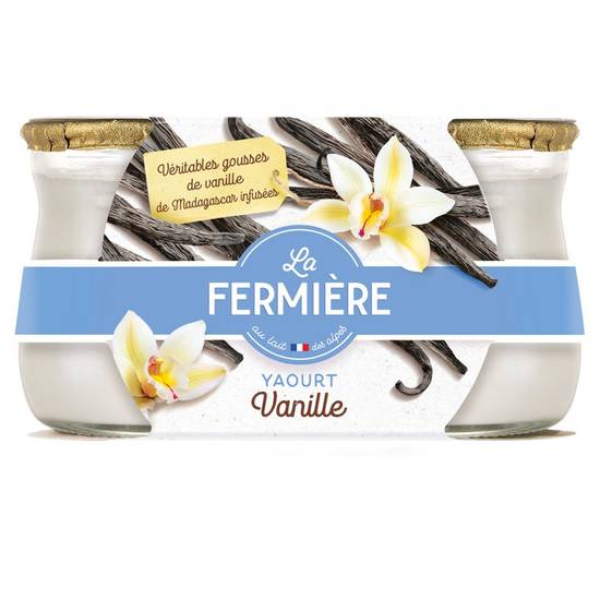 Yaourt vanille La Fermière 2x140g