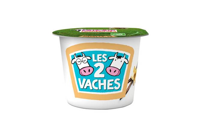 Les 2 Vaches Bio Vanille 115gr