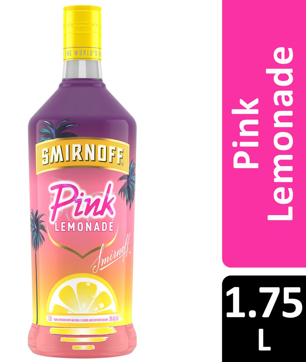 Smirnoff Vodka, Pink Lemonade (1.75 L)