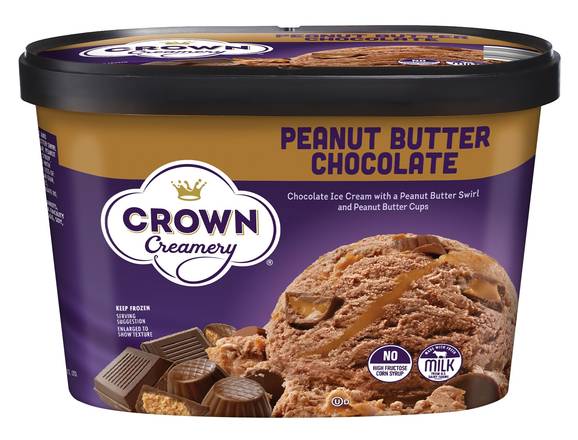 Crown Creamery Ice Cream (peanut butter chocolate )