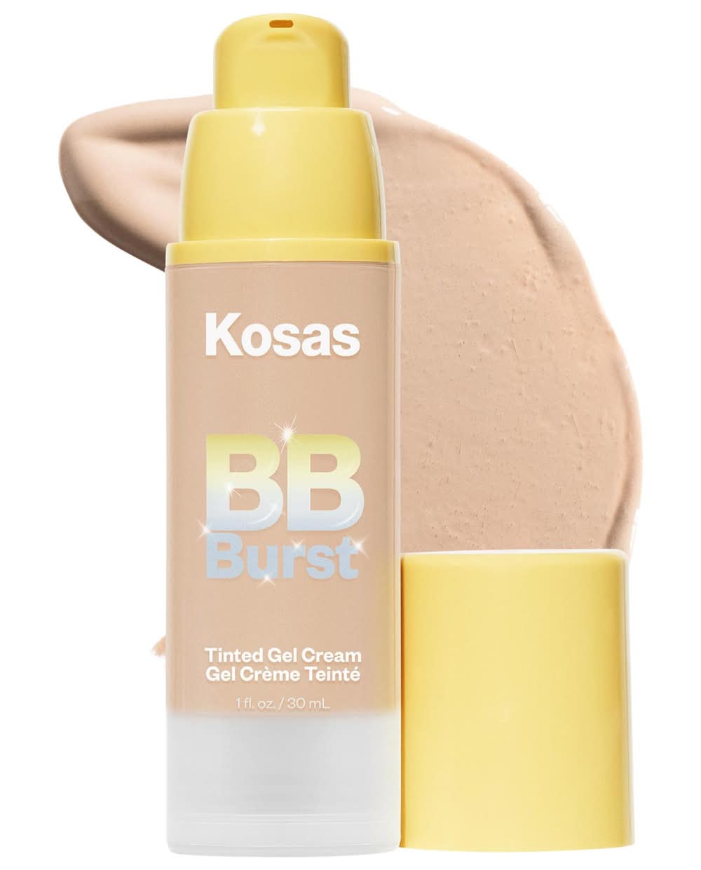 Kosas BB Burst Tinted Moisturizer Gel Cream with Copper Peptides Light Medium Neutral Warm 20