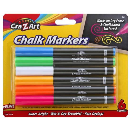 Cra-Z-Art 6+ Chalk Marker (6 ct)