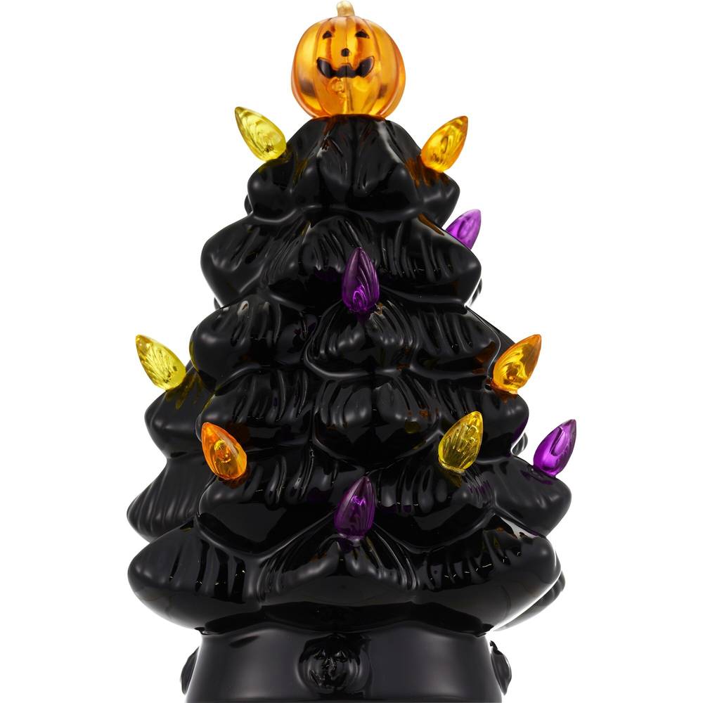Light Up Halloween Tree, Black