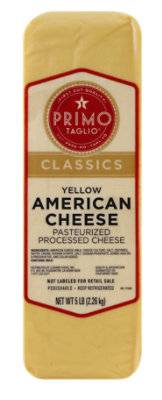Primo Taglio Pre-Sliced Yellow American Cheese
