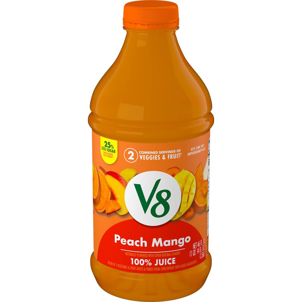 V8 Peach Mango 100% Juice (46 fl oz)