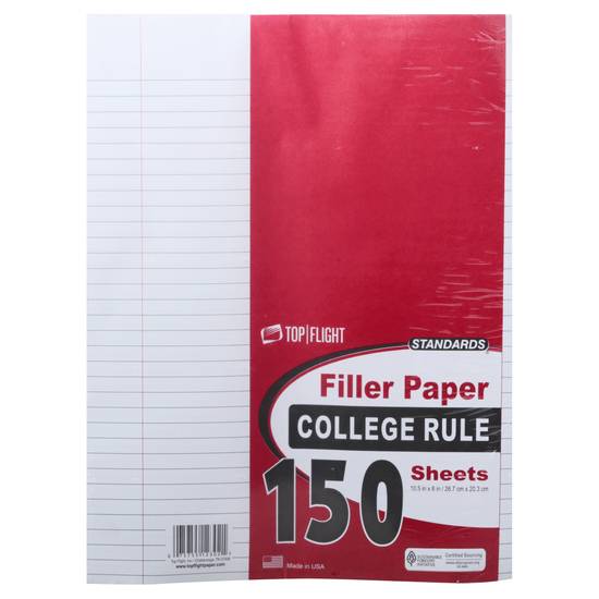 Top Flight Filler Paper College Rule (150 ct)